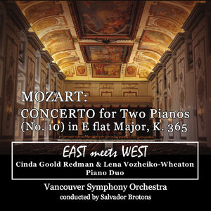 Mozart Concerto for Two Pianos in E Flat Major III Rondo Allegro   East Meets West